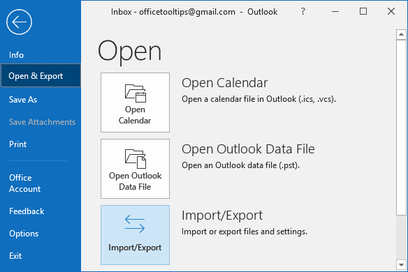 outlook newer version export contacts to csv step 2