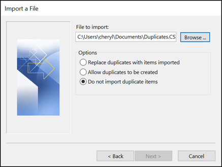 delete duplicate outlook contacts manually 12