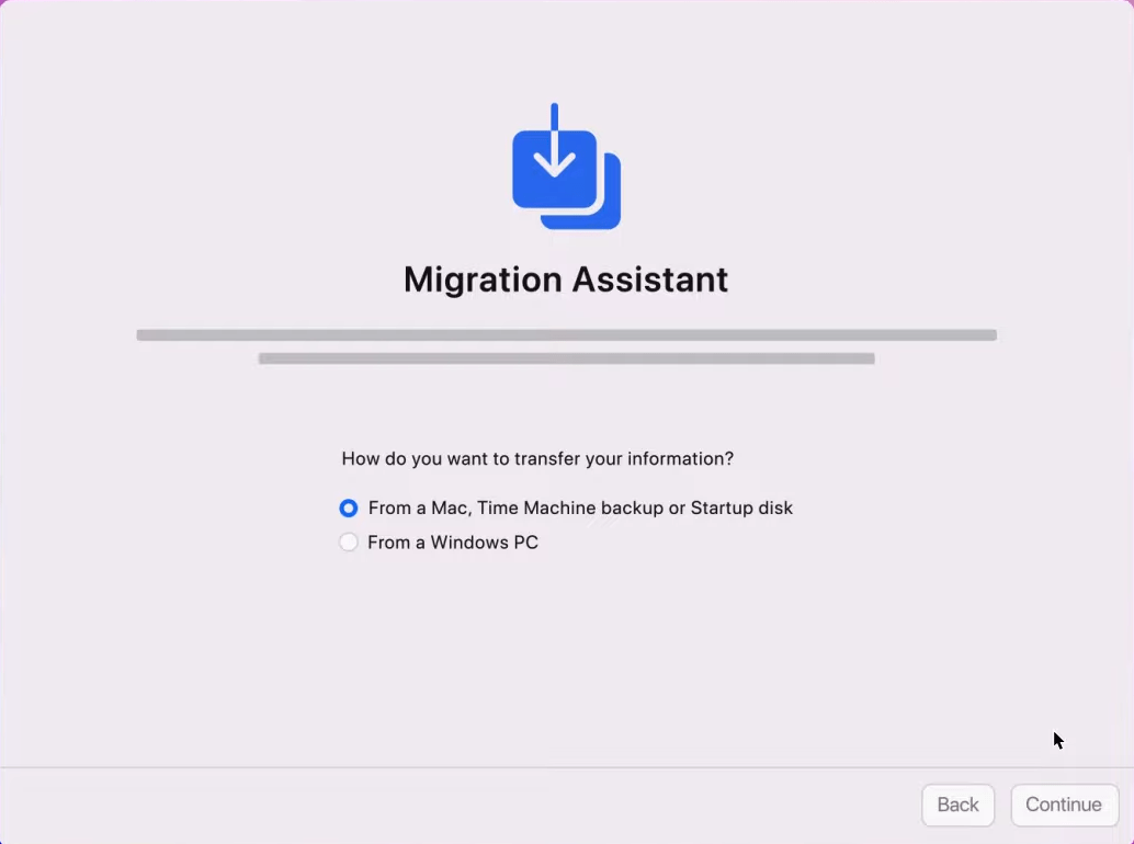 with migration assistant 02