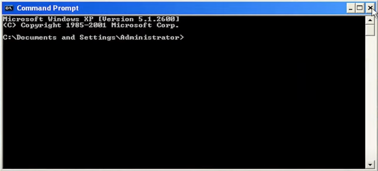 recover windowxp data with cmd 03
