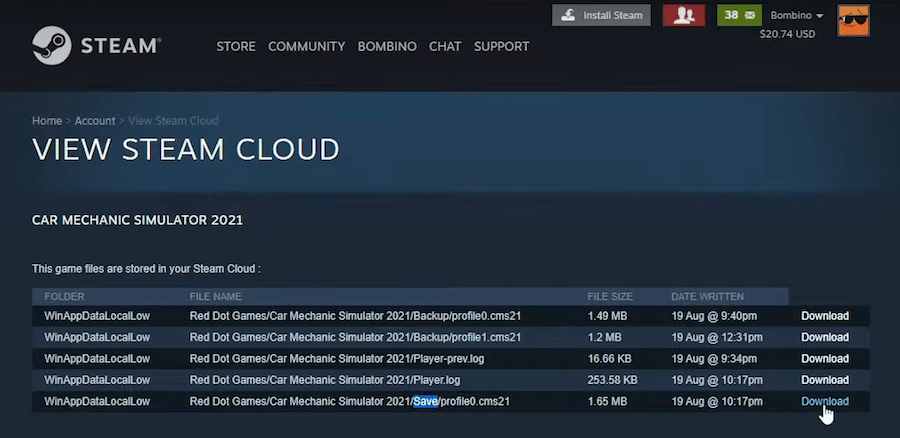 recover from steam cloud 02