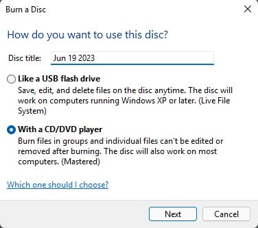 how to use the disc