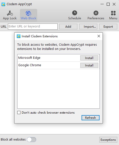 add extension to edge