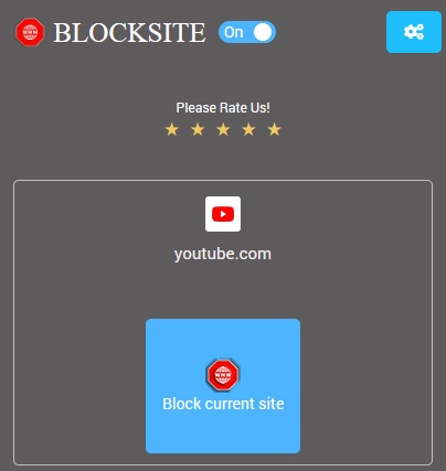 Block current site