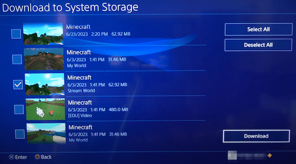 recover mc on ps4 04