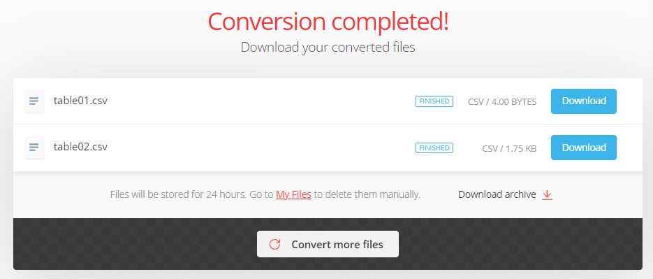 convert pdf to csv online