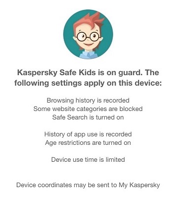 block WhatsApp web via Kaspersky Safe Kids