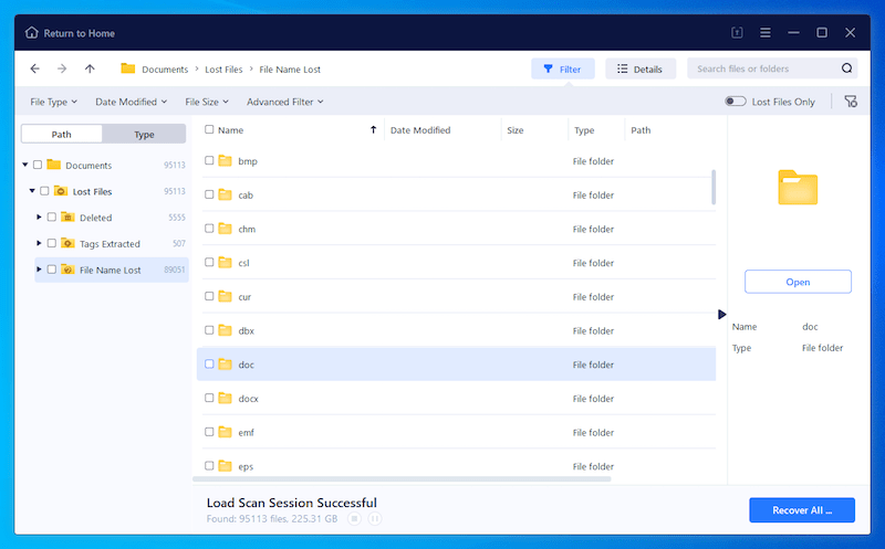 restore missing documents folder with cisdem 02