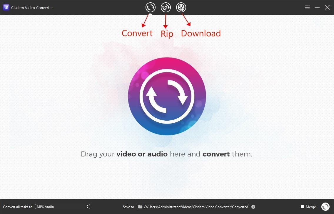 cisdem converter interface
