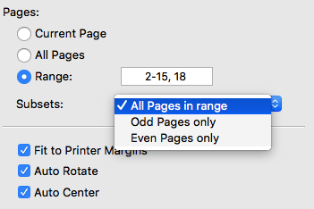 choose pages to extract foxit