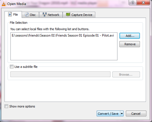 Convert FLAC to MP3 with VLC Step 2