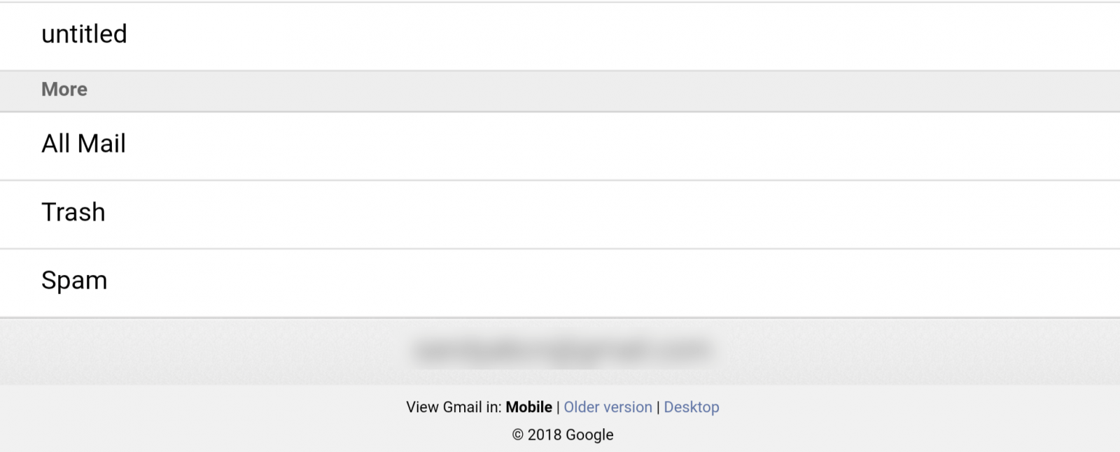 view Gmail in desktop version on mobile