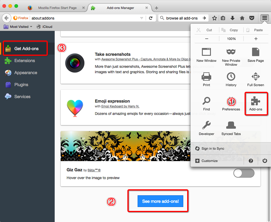 Block Websites on Firefox Using Add-ons Step 1