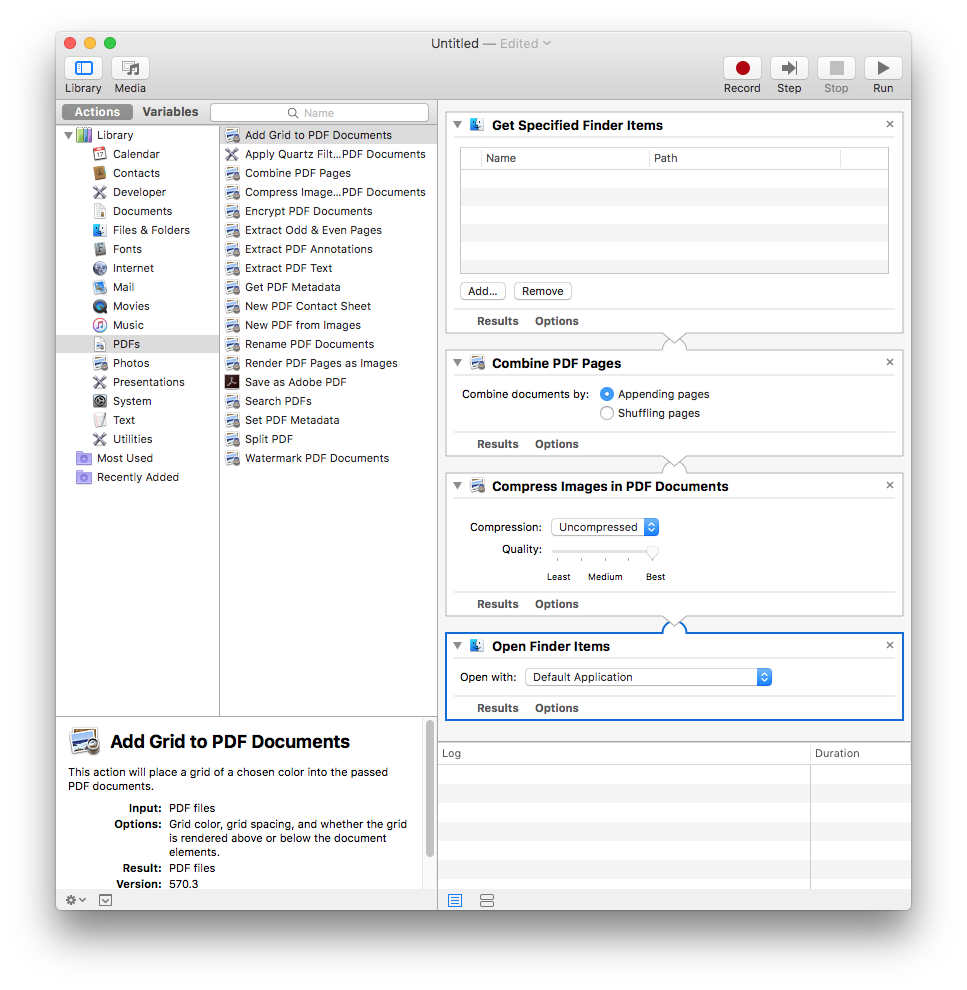 resize a pdf on mac with automator for free