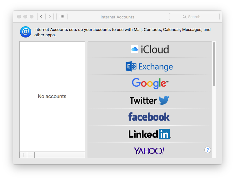 Sync Google Contacts on Mac Step 2