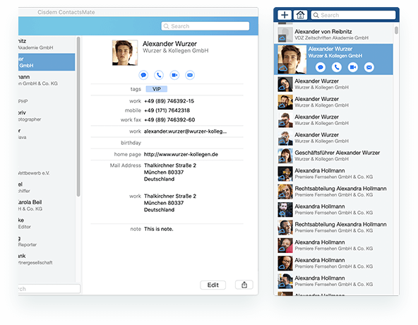 Cisdem ContactsMate for mac instal