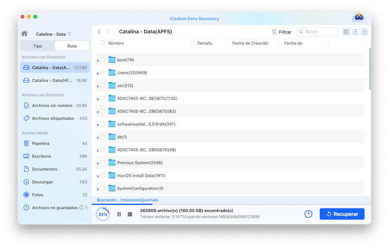 restore mail folder cisdem scan