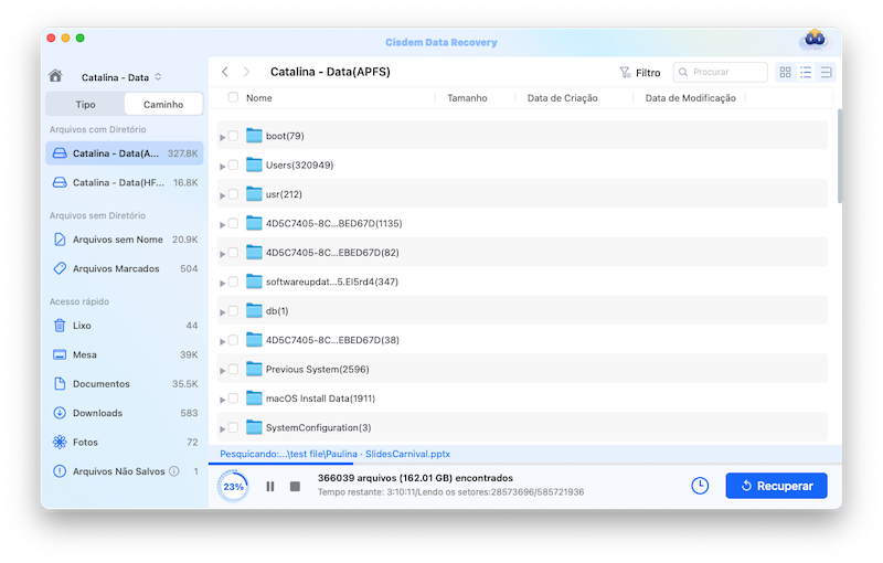 cisdem data recovery scan missing files