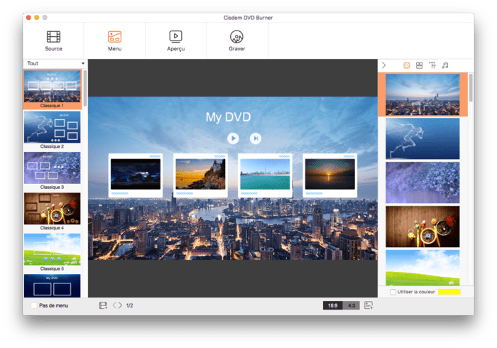 DVD Créateur pour Mac – Créer DVD avec des vidéos MP4/AVI/MTS/WMV/MKV