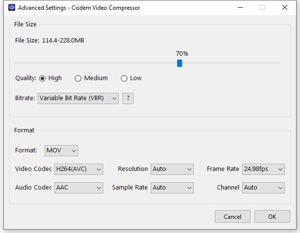 Windows 8 Cisdem Video Compressor full