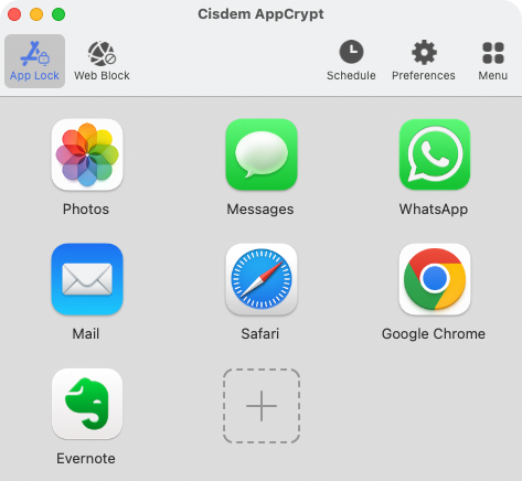 Lock Apps with a password Using Cisdem AppCrypt