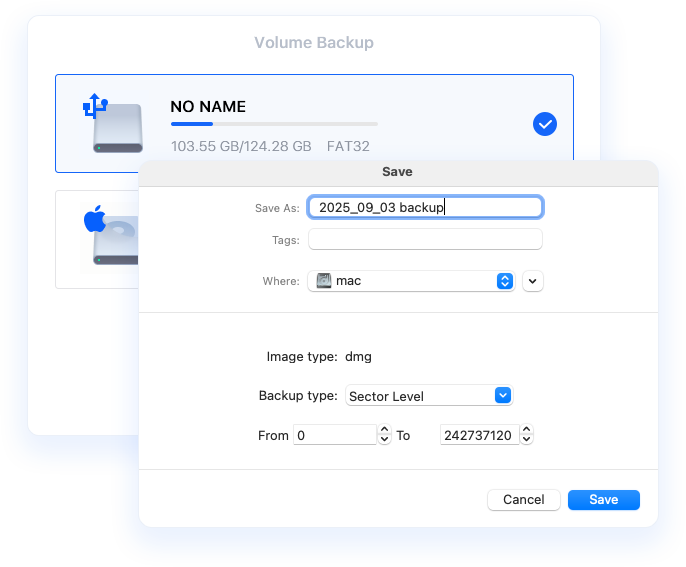 Create Drive Backup