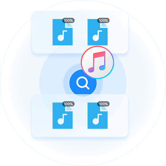 two sets of duplicate songs found by iTunes duplicate remover