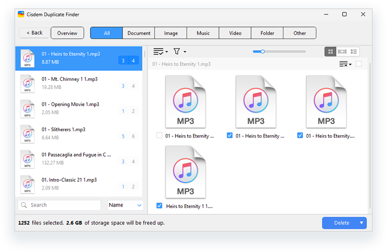 Review iTunes duplicates