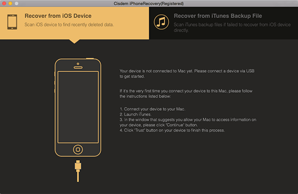 Cisdem iPhoneRecovery for Mac