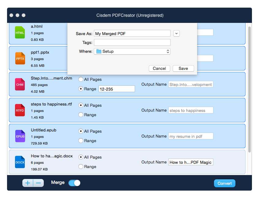 how to convert multiple jpg to one pdf mac