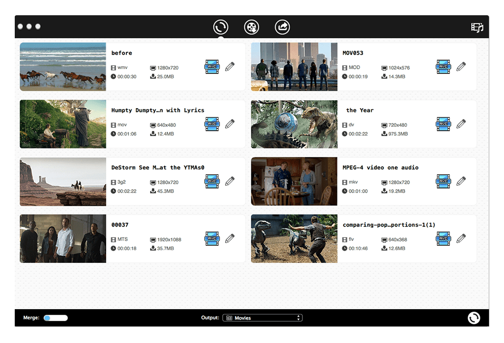 Convert movie to avi free