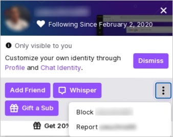 block someone