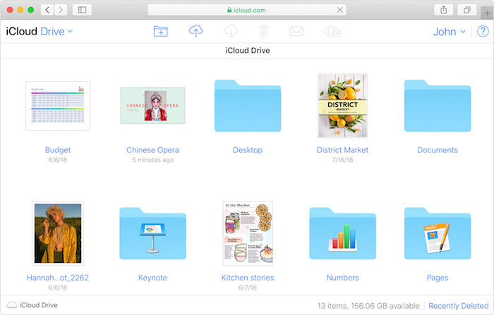 recover via icloud backup