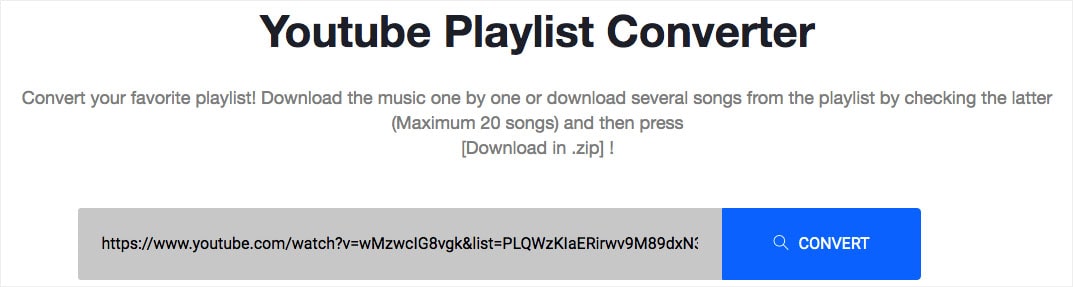 youtube playlist to mp3 converter online free