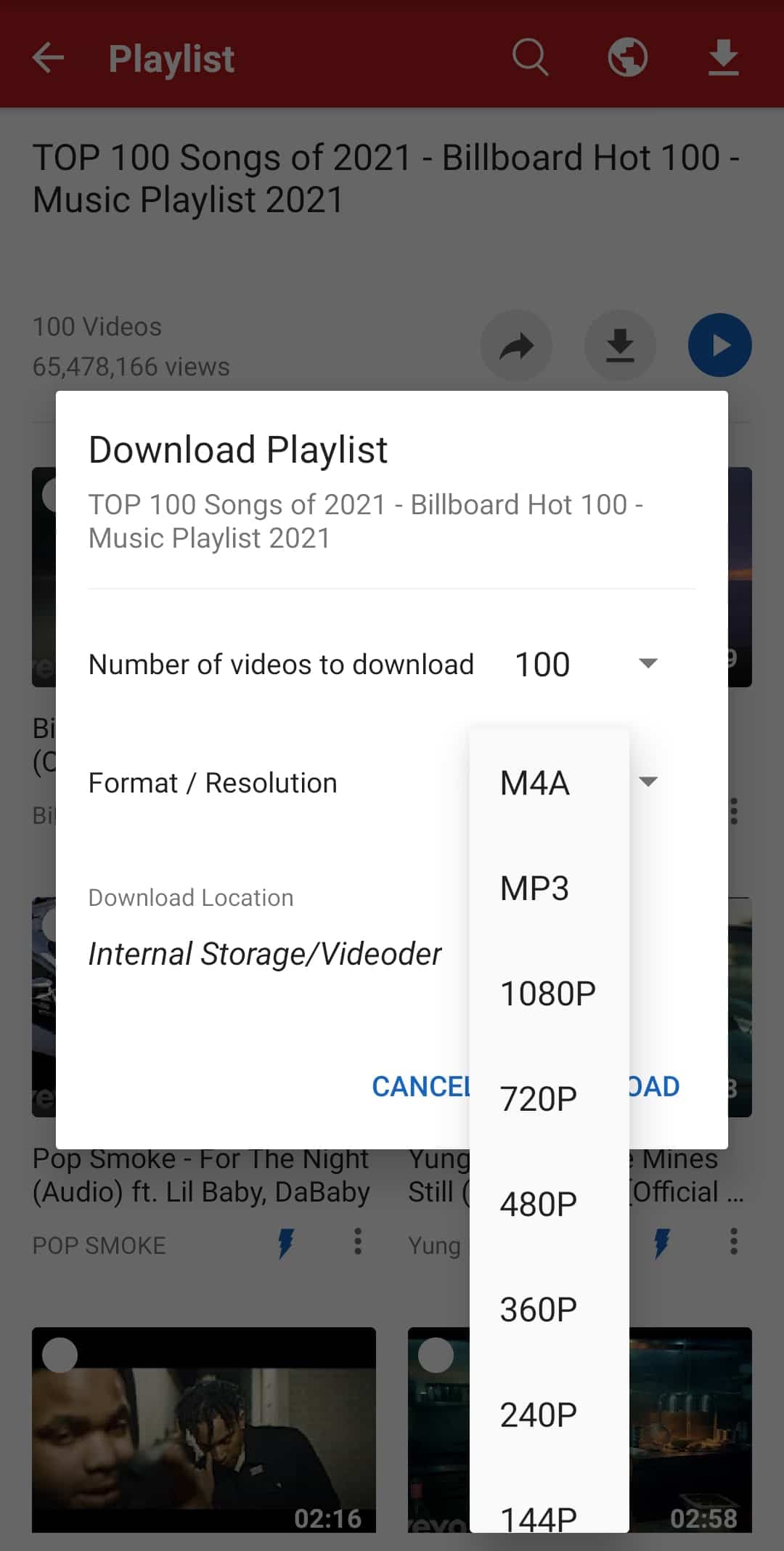 convert youtube playlist to mp3 android 02