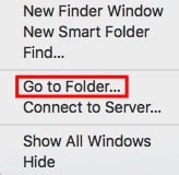 go to folder