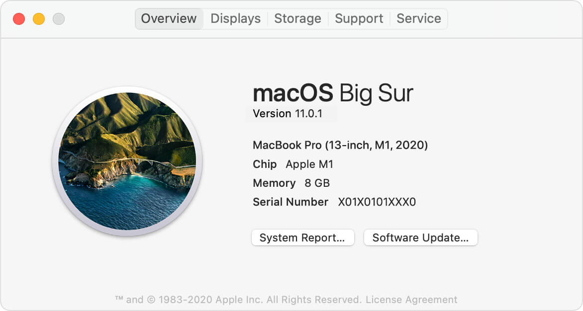 About This Mac