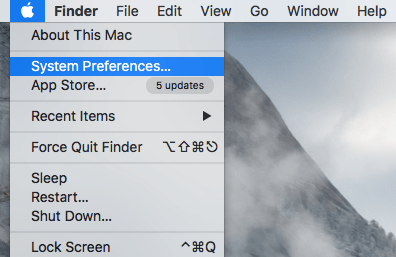 system preferences