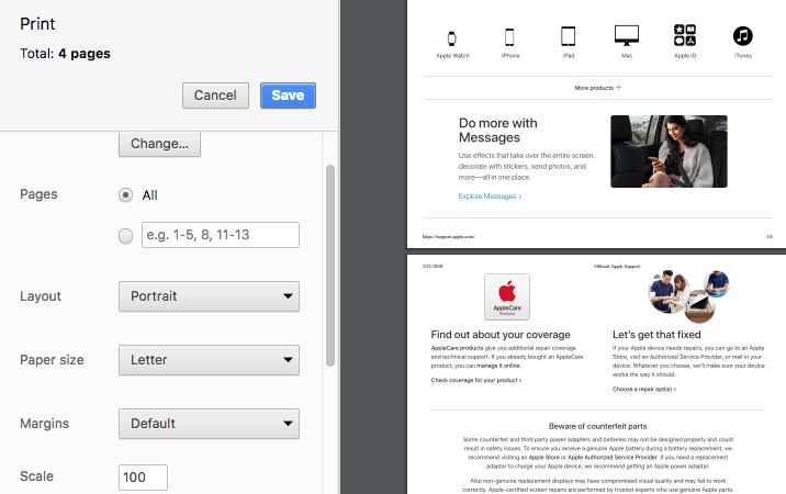 webpage to pdf chrome02