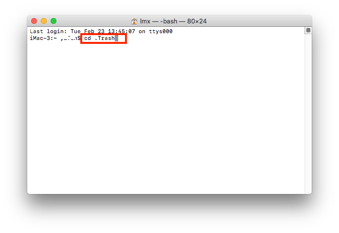 recover deleted file terminal01