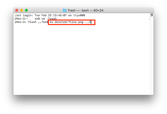 recover deleted file terminal02