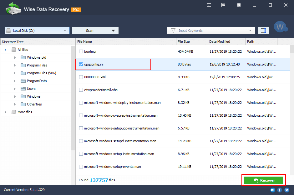 wide recover hidden files 02