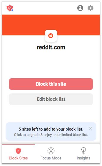click Edit block list