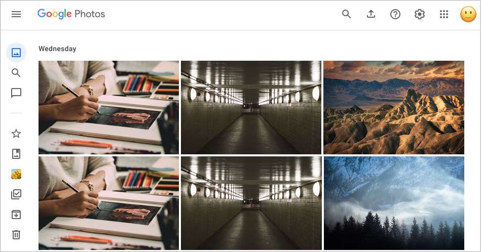 doublons dans Google Photos