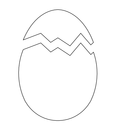 Free Printable Pdf Ppt Easter Egg Template Download