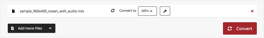 choose mp4 cloudconvert.com