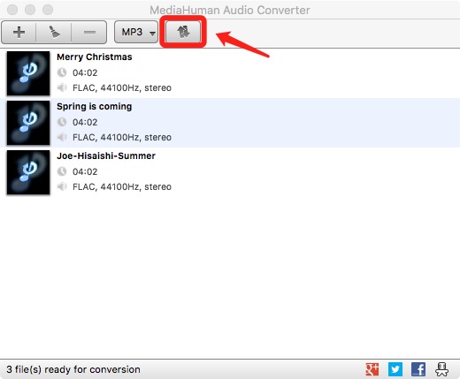 use mediahuman best flac converter mac to transcode flac