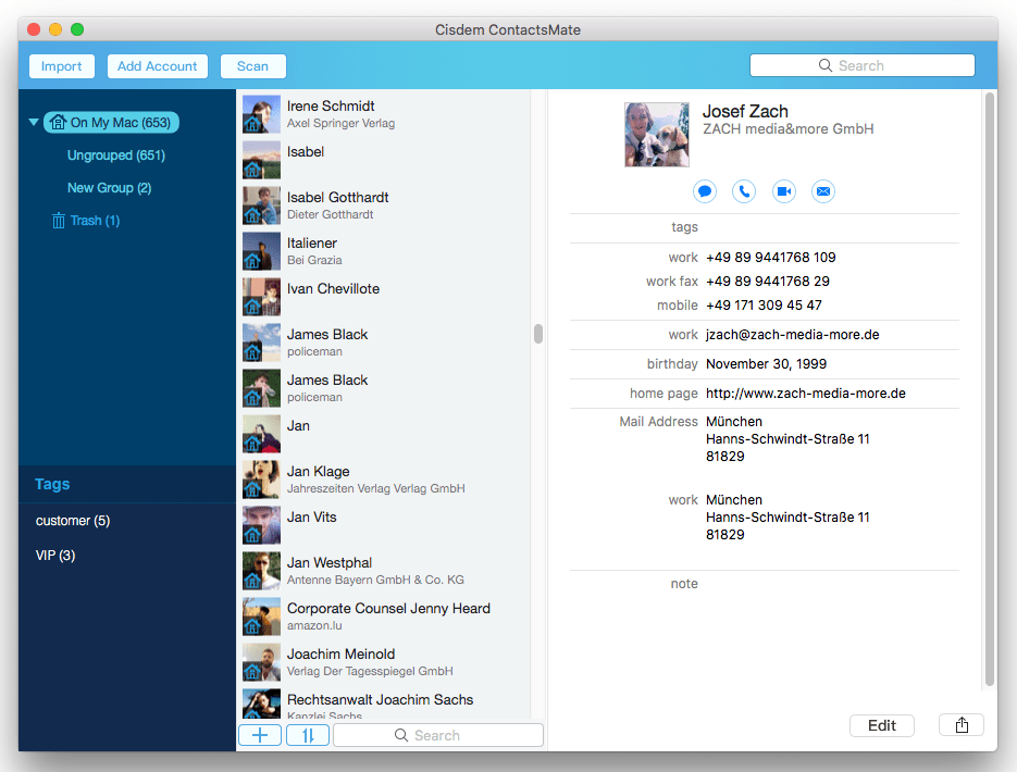 Cisdem ContactsMate download the last version for ios