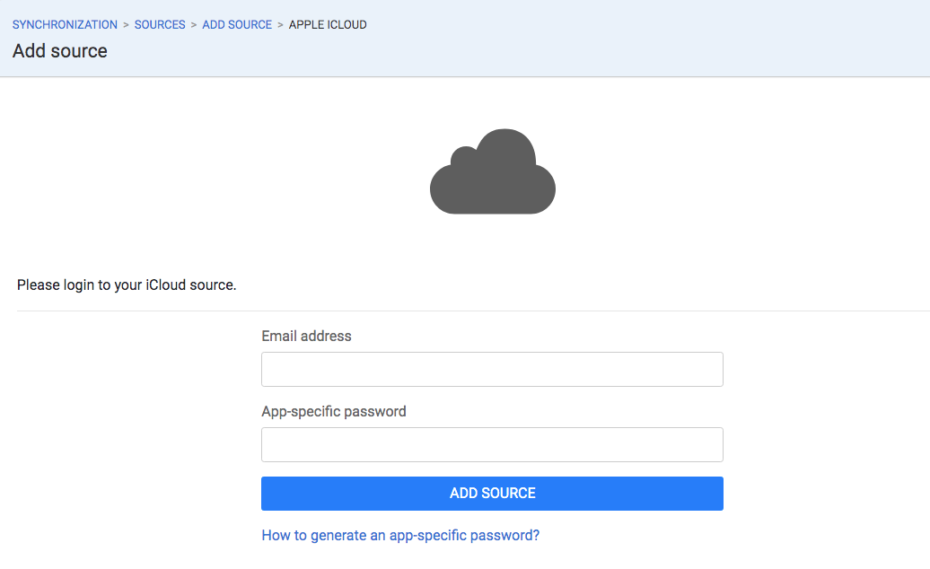 log in icloud account