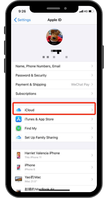 sync contacts with icloud